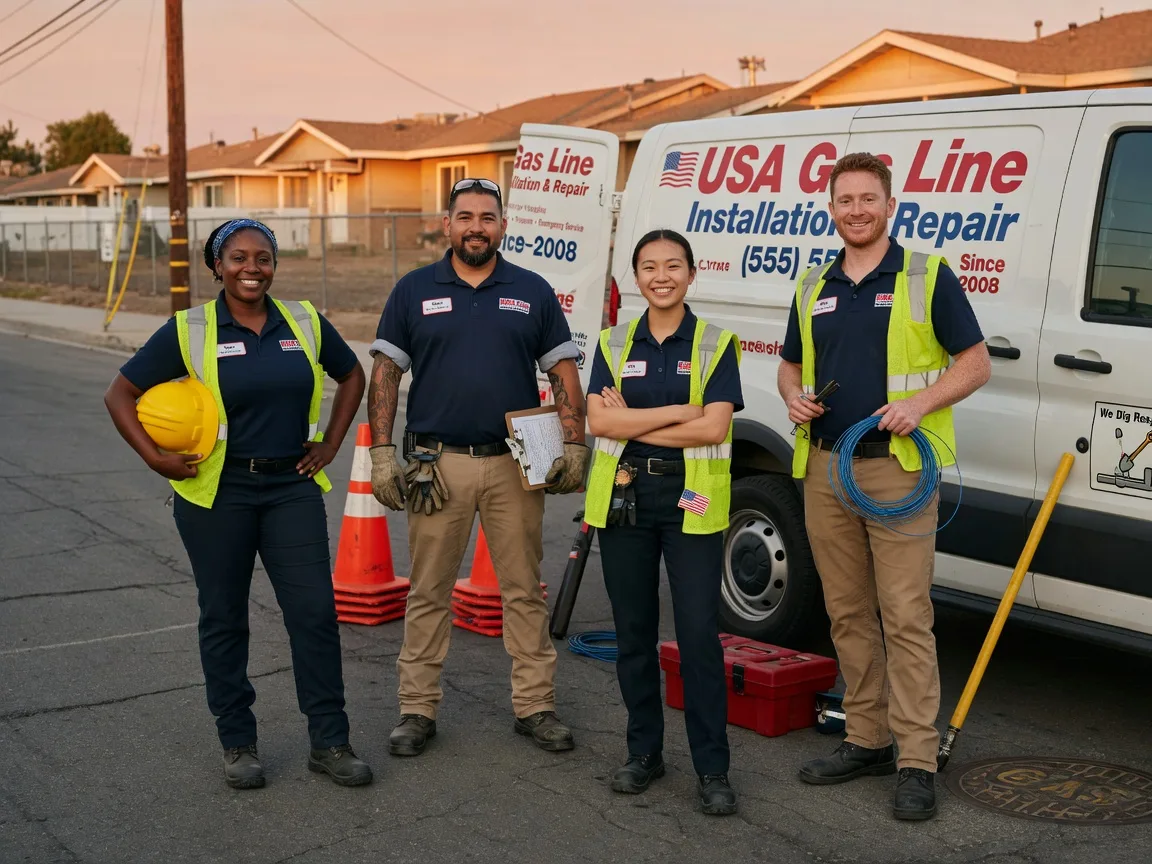 Gas Line Installation company in Mannsville, OK